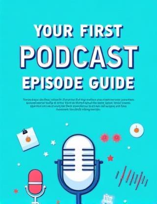 Cover image of 'Your First Podcast Episode' E-book guide