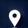 Location pin icon white